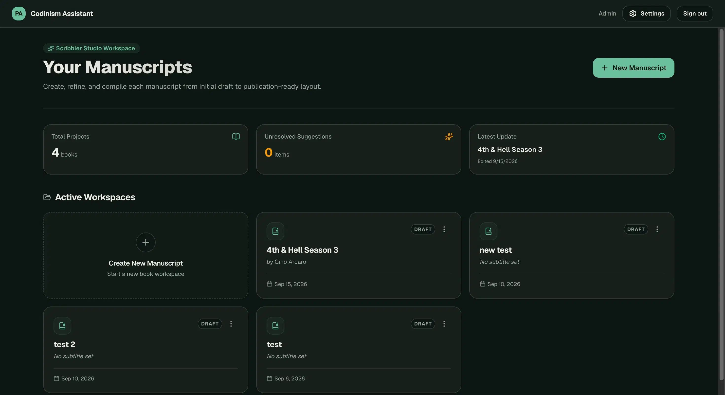 Publishing Assistant preview 1