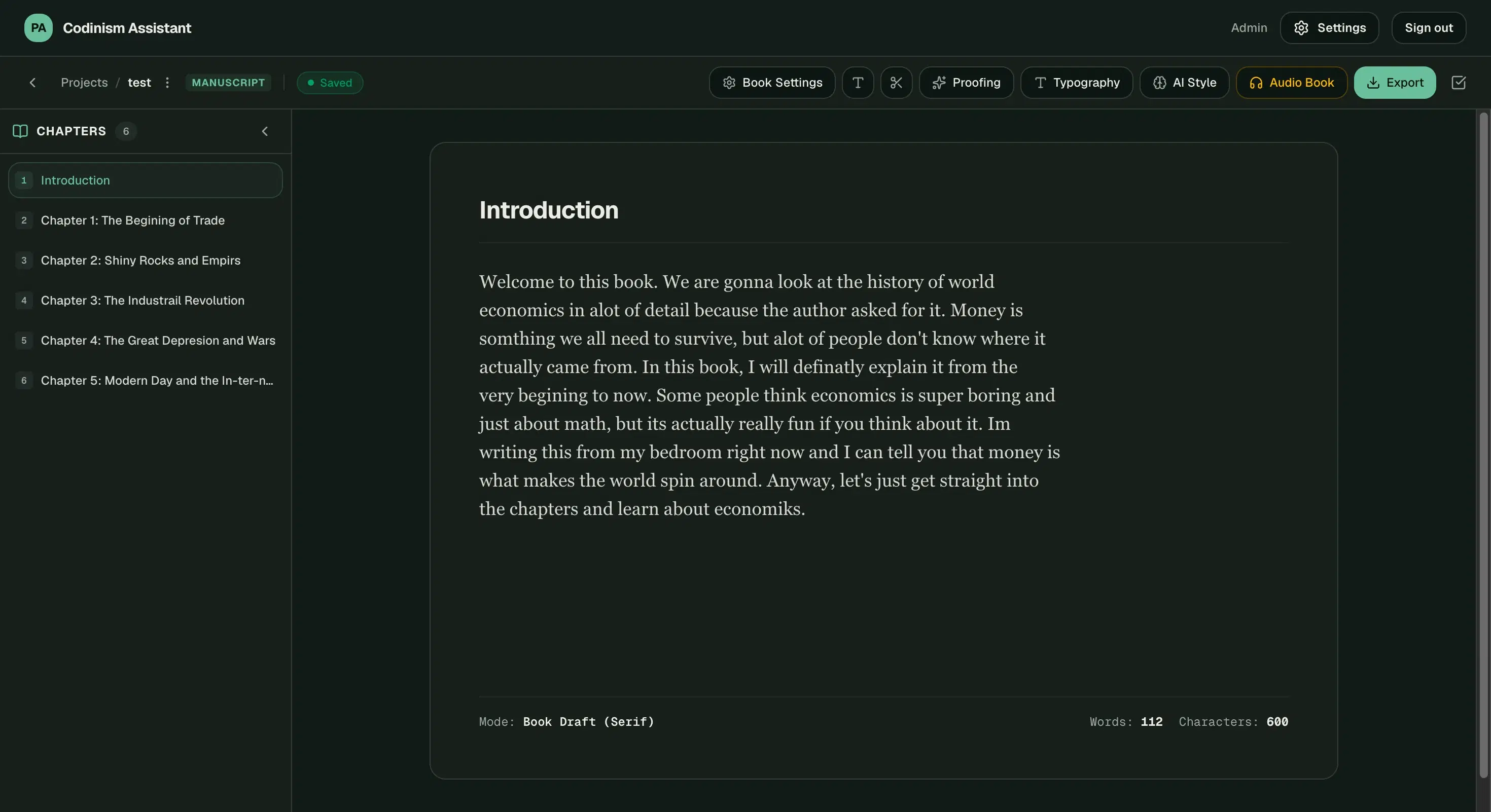 Publishing Assistant preview